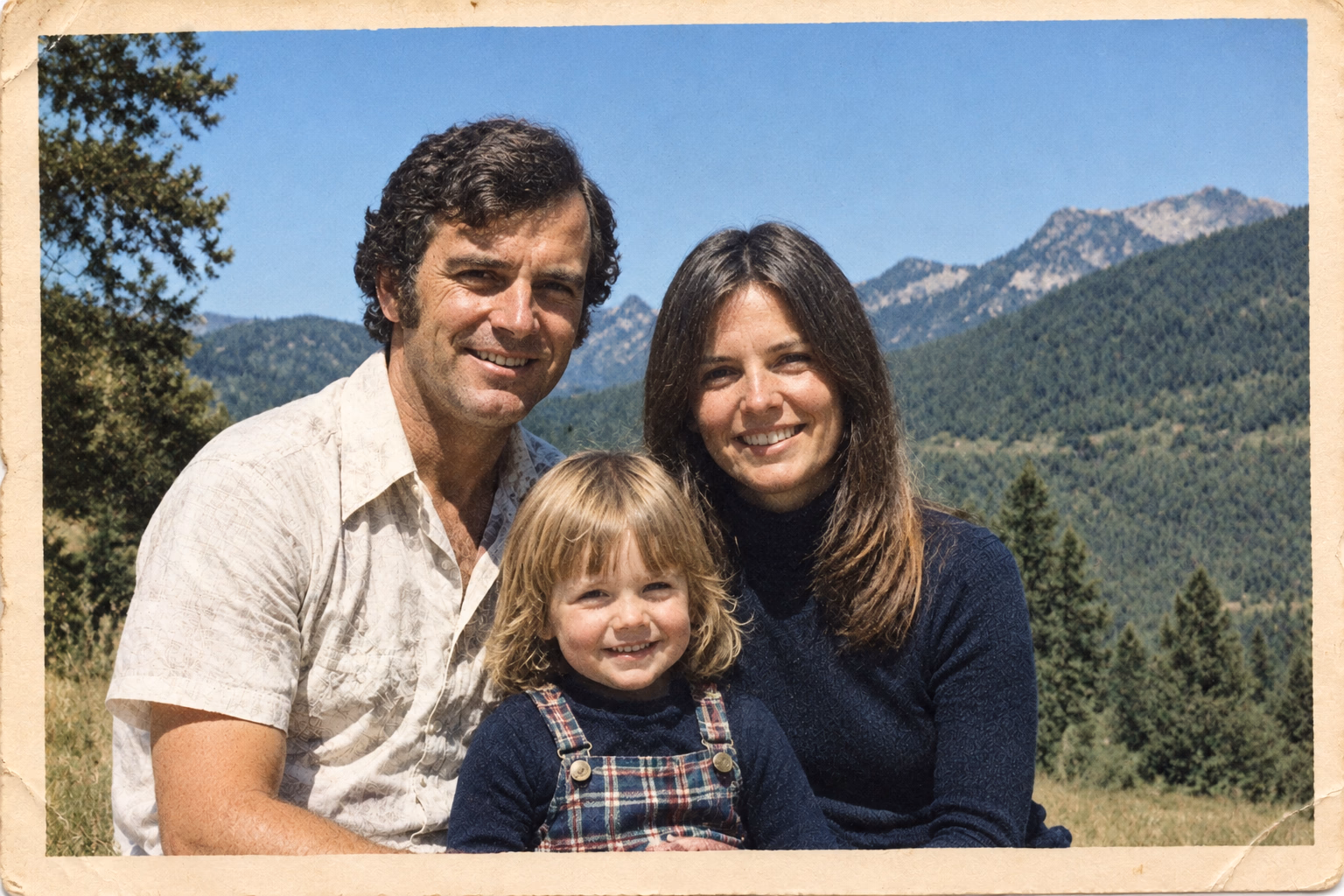 Descreen vintage family photographs after enhancement