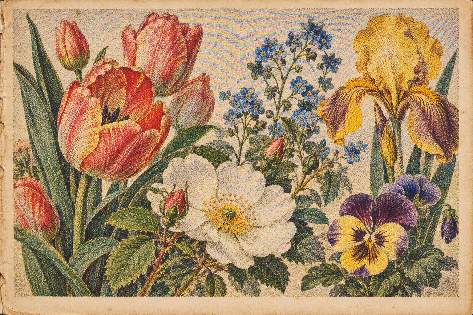 Descreen printed illustrations before enhancement