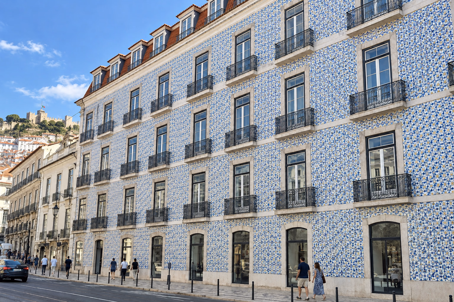 Fix repeating architecture in travel photos after enhancement