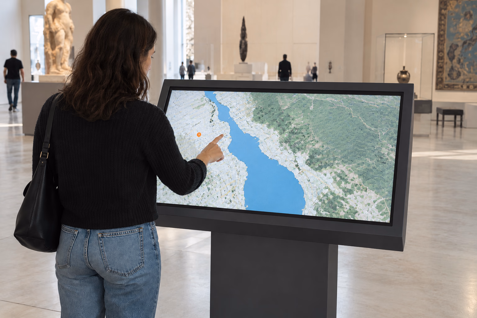 Restore interactive kiosk displays after enhancement